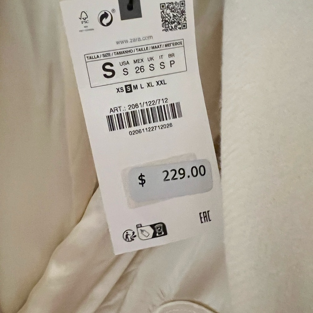 Zara premium wool coat Brand new with tags - Picture 10 of 16